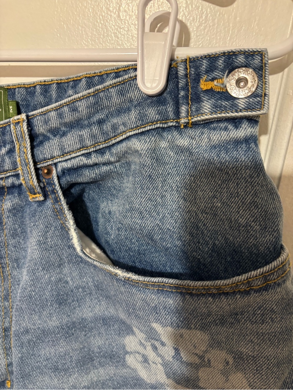 DENIM TEARS JEAN SHORTS MENS 100% AUTHENTIC. - Picture 6 of 16